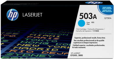 Картридж HP Q7581A (LJ 3800, 6000 копий, голубой)