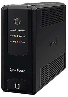 ИБП CyberPower UT1200EG {Line-Interactive, Tower, 1200VA/700W USB/RJ11/45/Dry Contact (4 EURO) 12В/5 Ач х 2}
