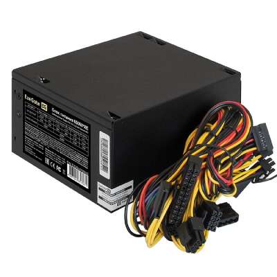 Exegate EX264476RUS Блок питания 650W Exegate 650NPXE(+PFC), ATX, black, 12cm fan, 24+(4+4)p, (6+2)p PCI-E, 3*SATA