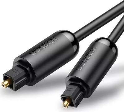 Аудиокабель UGREEN AV122 (70890) Toslink Optical Male To Male Audio Cable. Длина: 1м. Цвет: черный