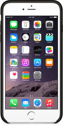 Кожаный чехол для iPhone 6 Plus/6S Plus Apple Leather Case, Black [MGQX2ZM/A]