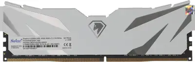 Набор памяти DDR4 DIMM 2x8Gb DDR3200 Netac Shadow II White (NTSWD4P32DP-16W)