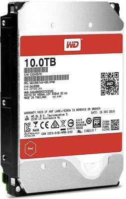 Жесткий диск SATA-3 10TB [WD101KFBX] WD Red Pro, 7200rpm, 256MB 3.5"