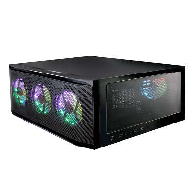 Корпус Ginzzu GL 300 FAN 12CM RGB*4 USB3.0 Window