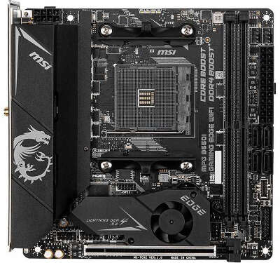 Материнская плата mini-ITX LGAAM4 MSI MPG B550I GAMING EDGE WIFI