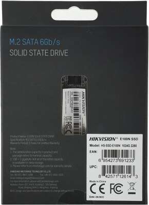 Твердотельный накопитель M.2 SATA3 1Tb Hikvision E100N [HS-SSD-E100N/1024G] (SSD)