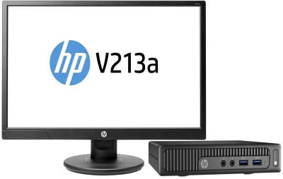 Комплект HP 260 G2 Mini Cel 3855U/4Gb/500Gb/HDG/W10/BT/Kb+Mouse/монитор 20.7" V213a