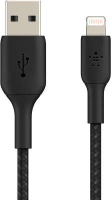 Кабель Belkin BOOST CHARGE™ Lightning to USB, 3 м, Black [CAA002bt3MBK]