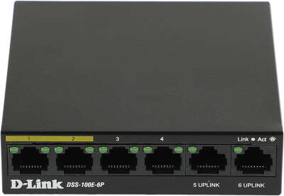 Коммутатор D-link DSS-100E-6P