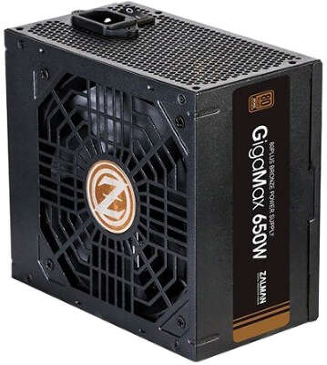 Блок питания 650W Zalman GigaMax (GVII), 120 мм, 80 Plus Bronze (ZM650-GVII)
