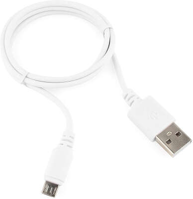 Кабель USB 2.0 Cablexpert CC-mUSB2-AMBM-6W, AM/microBM 5P, 1.8м, белый, пакет