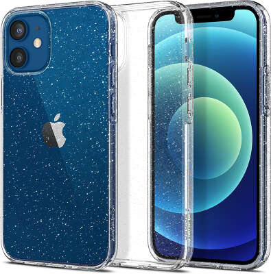 Чехол для iPhone 12 mini Spigen Liquid Crystal Glitter, Quartz [ACS01741]