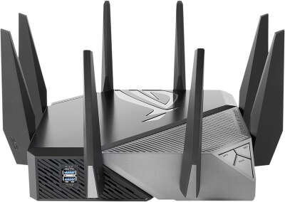 Wi-Fi роутер ASUS ROG Rapture GT-AXE11000, 802.11a/b/g/n/ac/ax, 2.4/5/6 ГГц