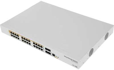MikroTik CRS328-24P-4S+RM Коммутатор управляемый, с поддержкой PoE, 802.3af/at, 4 SFP+, 24 x 1000Mbit