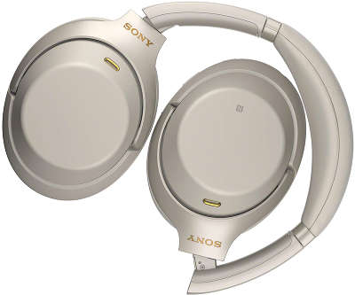 Беспроводные наушники Sony WH-1000XM3, с шумоподавлением, серебристые