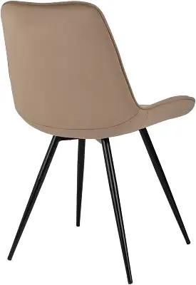 Стул для дома Бюрократ CH-K2 св.коричневый Holland 65 металл черный на ножках (CH-K2_1/HL65)