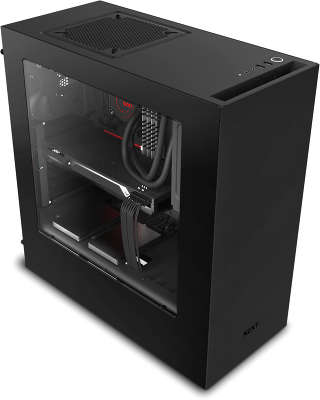 Корпус NZXT S340 черный w/o PSU ATX 3x120mm 3x140mm 2xUSB3.0