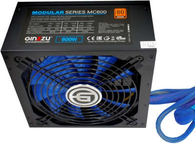 Блок питания 600W Ginzzu MC600 14CM 80+Bronze