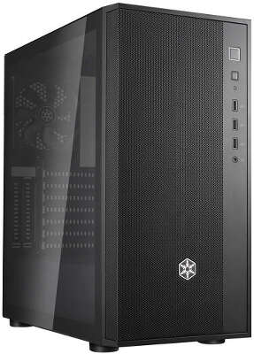 Корпус SilverStone FARA R1 V2, черный, ATX, Без БП (SST-FAR1B-G-V2)