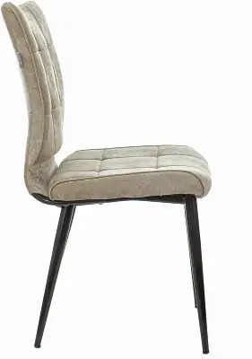 Стул для дома Бюрократ CH-K10 песочный Light 21 металл черный на ножках (CH-K10_1/LT21)