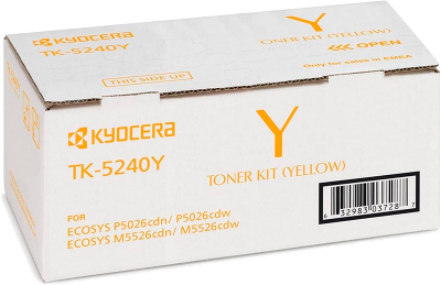 тонер-картридж Kyocera TK-5240Y/ Kyocera TK-5240Y, 3000 pages for Kyocera P5026cdn/cdw, M5526cdn/cdw, Yellow