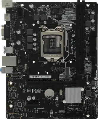Материнская плата Biostar H510MHP 4.0 Soc-1200 Intel H470 2xDDR4 mATX AC`97 8ch(7.1) GbLAN+VGA+HDMI
