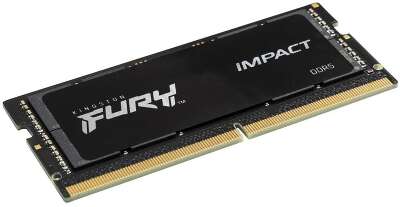 Модуль памяти DDR5 SODIMM 16Gb DDR4800 Kingston FURY Impact Black (KF548S38IB-16)