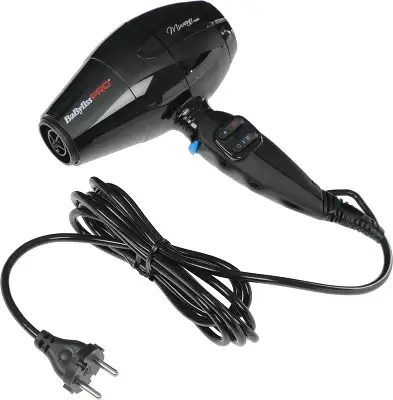 Фен Babyliss Pro Murano Ionic 2000Вт черный (BAB6160INRE)