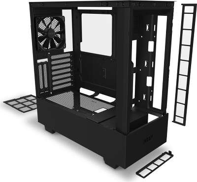 Корпус NZXT H510 Elite Black, черный, ATX, Без БП (CA-H510E-B1)