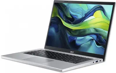 Ноутбук Acer Aspire Go AG14-31P-P7CL N-series N200 8Gb SSD512Gb Intel UHD Graphics 14" IPS WUXGA (1920x1200) без ОС silver WiFi BT Cam (NX.KXECD.003)