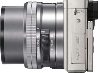 Цифровая фотокамера Sony Alpha 6000 Silver Kit (16-50 мм)