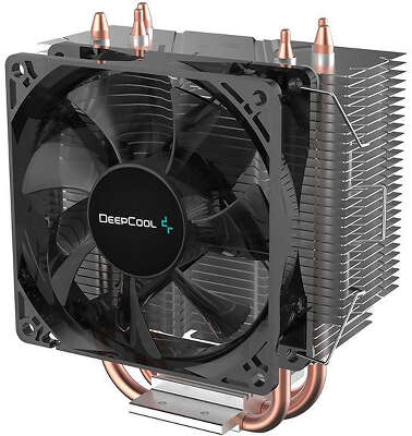 Устройство охлаждения(кулер) Deepcool Gammaxx 300 Fury Soc-AM5/AM4/1200/1700/1851 черный 4-pin 18-21dB Al+Cu 130W 435gr Ret (DP-MCH3-GMX300F)