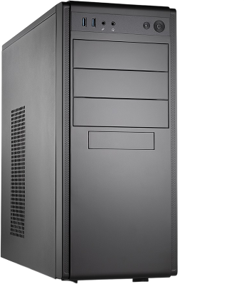 Корпус без блока питания/ Case Foxline FL-886 ATX case, black, w/o PSU, w/2xUSB3.0, w/o pwrcord, w/o FAN