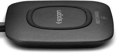Беспроводное зарядное устройство Spigen Essential F301W Qi Fast Charge Enabled Wireless, Black [000CH20727]