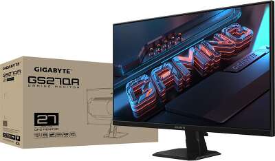 Монитор 27" Gigabyte GS27QA EK Black (IPS, 2xHDMI 2.0, 1xDP1.4, 300кд/м2, 1000:1, 16.7M, 1мс, 178/178, 2560 x 1440, 180Гц)