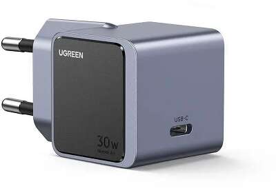 Зарядное устройство UGREEN X503 (35041) Nexode Air 30W GaN Fast Charger EU. Цвет: серый