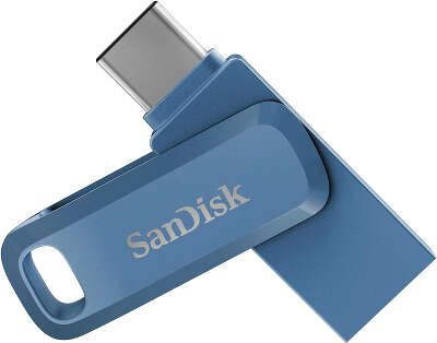 Модуль памяти USB3.1 Sandisk Ultra Dual Drive Go 32 Гб [SDDDC3-032G-G46NB] OTG + USB Type-C, синий