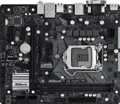 Материнская плата mATX LGA1200 ASRock CML-HDV/M.2 TPM