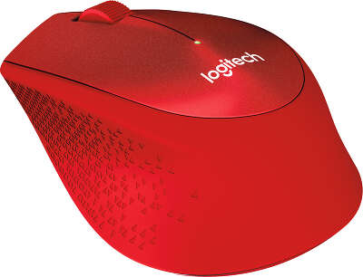 Мышь беспроводная Logitech Wireless Mouse M330 SILENT PLUS - RED USB (910-004911)