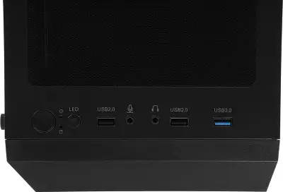 Корпус Azza Fighter черный без БП ATX 4x120mm 2x140mm 2xUSB2.0 1xUSB3.0 audio bott PSU