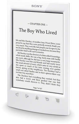 Электронная книга 6" Sony Reader™ PRS-T2 (цвет белый)