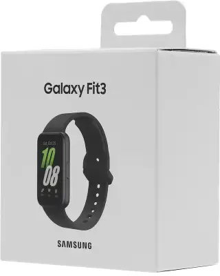 Смарт-часы Samsung Galaxy Fit 3 SM-R390 1.6" AMOLED корп.графитовый рем.графитовый разм.брасл.:M/L (SM-R390NZAACIS)