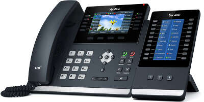 SIP-T46U, цветной экран, 2 порта USB, 16 аккаунтов, BLF, PoE, GigE, без БП