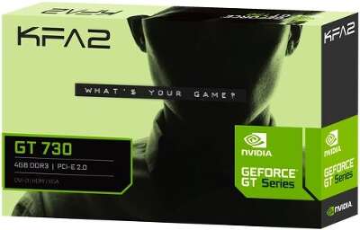 Видеокарта KFA2 NVIDIA nVidia GeForce GT 730 4Gb DDR3 PCI-E VGA, DVI, HDMI