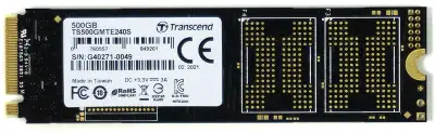 Накопитель SSD Transcend PCIe 4.0 x4 500GB TS500GMTE240S 240S M.2 2280 0.95 DWPD