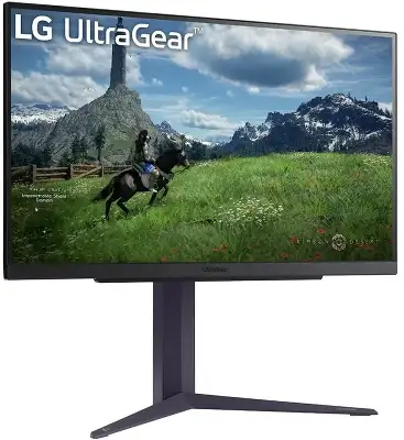 Монитор LG 27" UltraGear 27GS85Q-B черный IPS LED 16:9 HDMI матовая HAS 400cd 178гр/178гр 2560x1440 180Hz FreeSync DP 2K USB 6.2кг