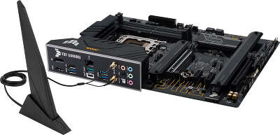 Материнская плата Asus TUF GAMING B660-PLUS WIFI D4 Soc-1700 Intel B660 4xDDR4 ATX AC`97 8ch(7.1) 2.5Gg RAID+HDMI+DP