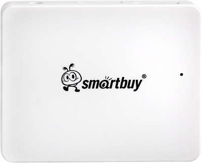Концентратор USB3.0 Smartbuy, 4 порта, белый [SBHA-6000-W]