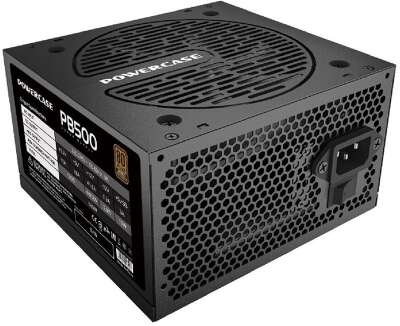 Powercase PB500 (80 Plus Bronze, ATX 2.31, 500W, APFC, DC-DC, 120mm Fan) / PS-500B-DC