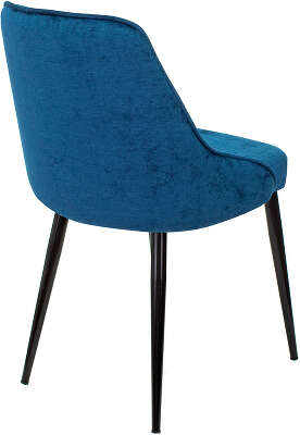 Стул для дома Бюрократ KF-5_2 комплект 2шт т.синий Velvet 29 металл черный на ножках (KF-5/VELV29_2)